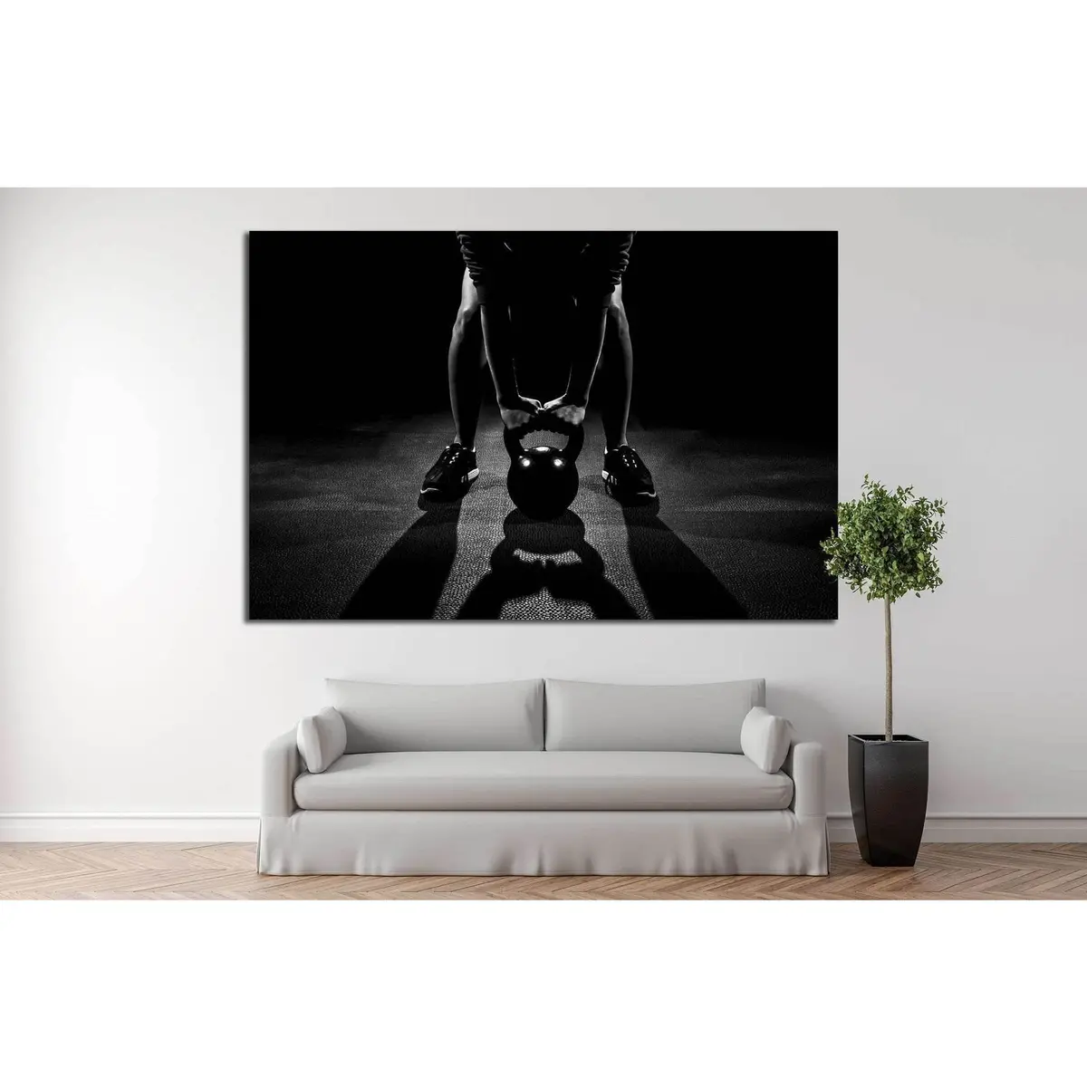 Weightlifting №204 Ready To Hang Canvas Print 3