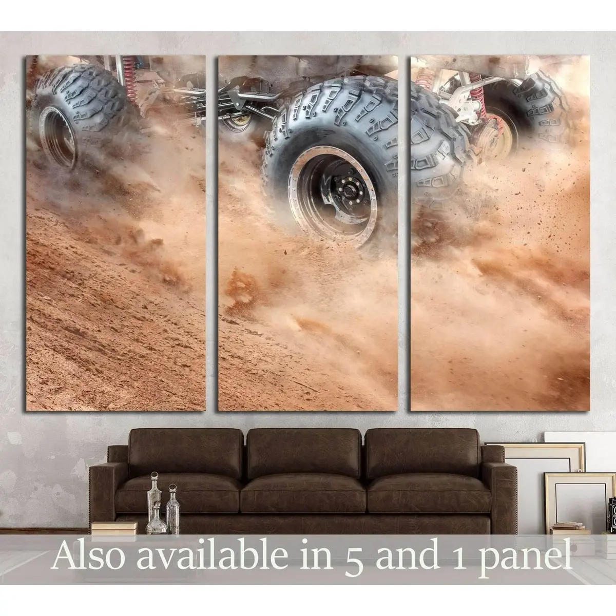 Wheels Tires And Off-Road Truck №1866 Ready To Hang Canvas Print 5