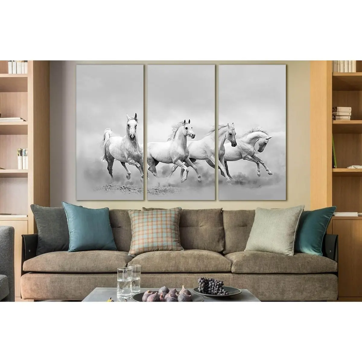 White Horses Running Wild №Sl888 Ready To Hang Canvas Print 5