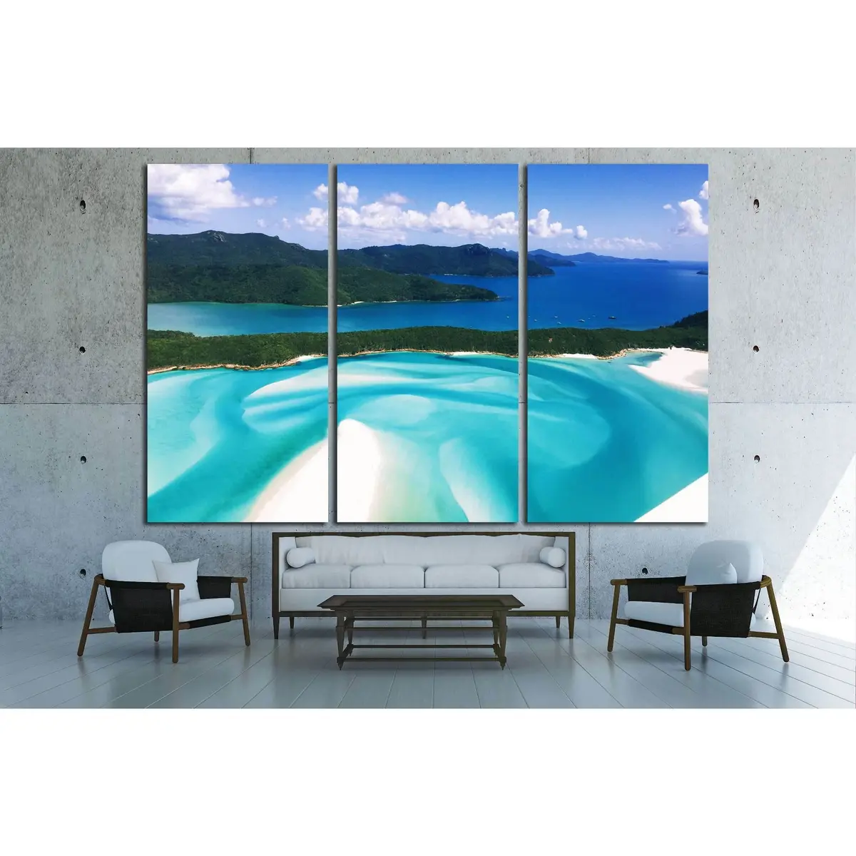 Whitehaven Beach, Queensland №3098 Ready To Hang Canvas Print 5