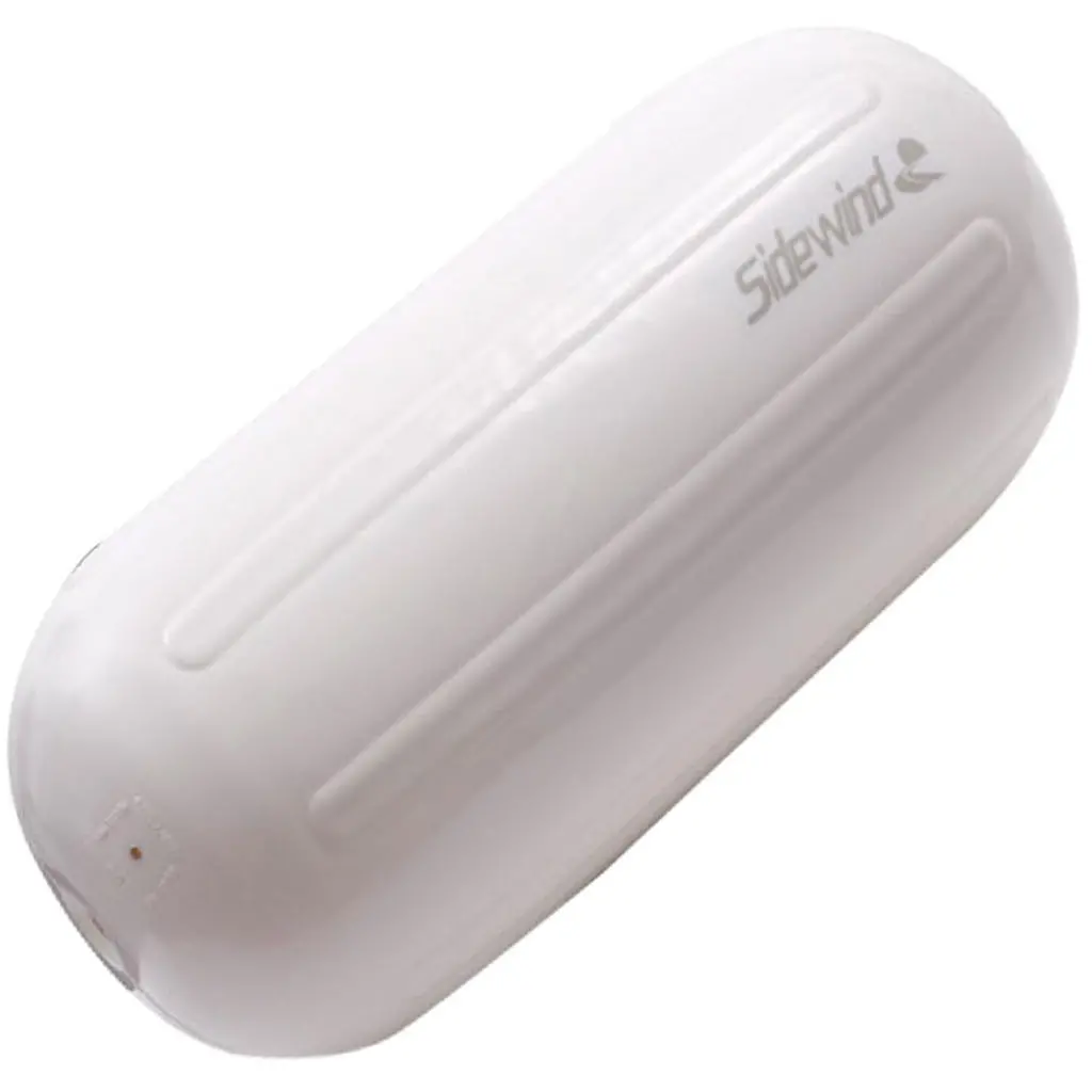 Sidewind Ribbed Fender - 6" X 15" - White 1