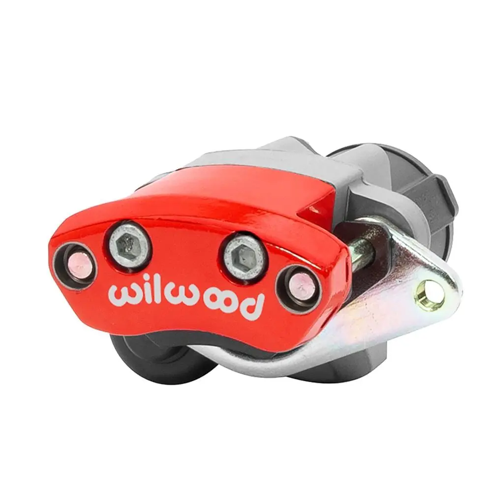 Wilwood Dynapro Fixed-Mount Brake Caliper – Red Anodized, 4-Piston Design (120-16297-Rd) 1