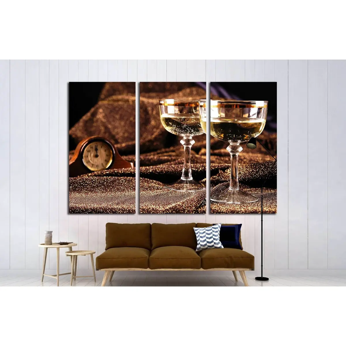 Wina Glasses №3436 Ready To Hang Canvas Print 5