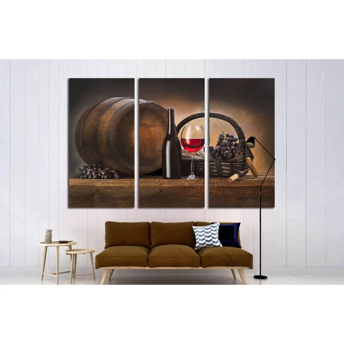 Wine №3438 Ready To Hang Canvas Print 5