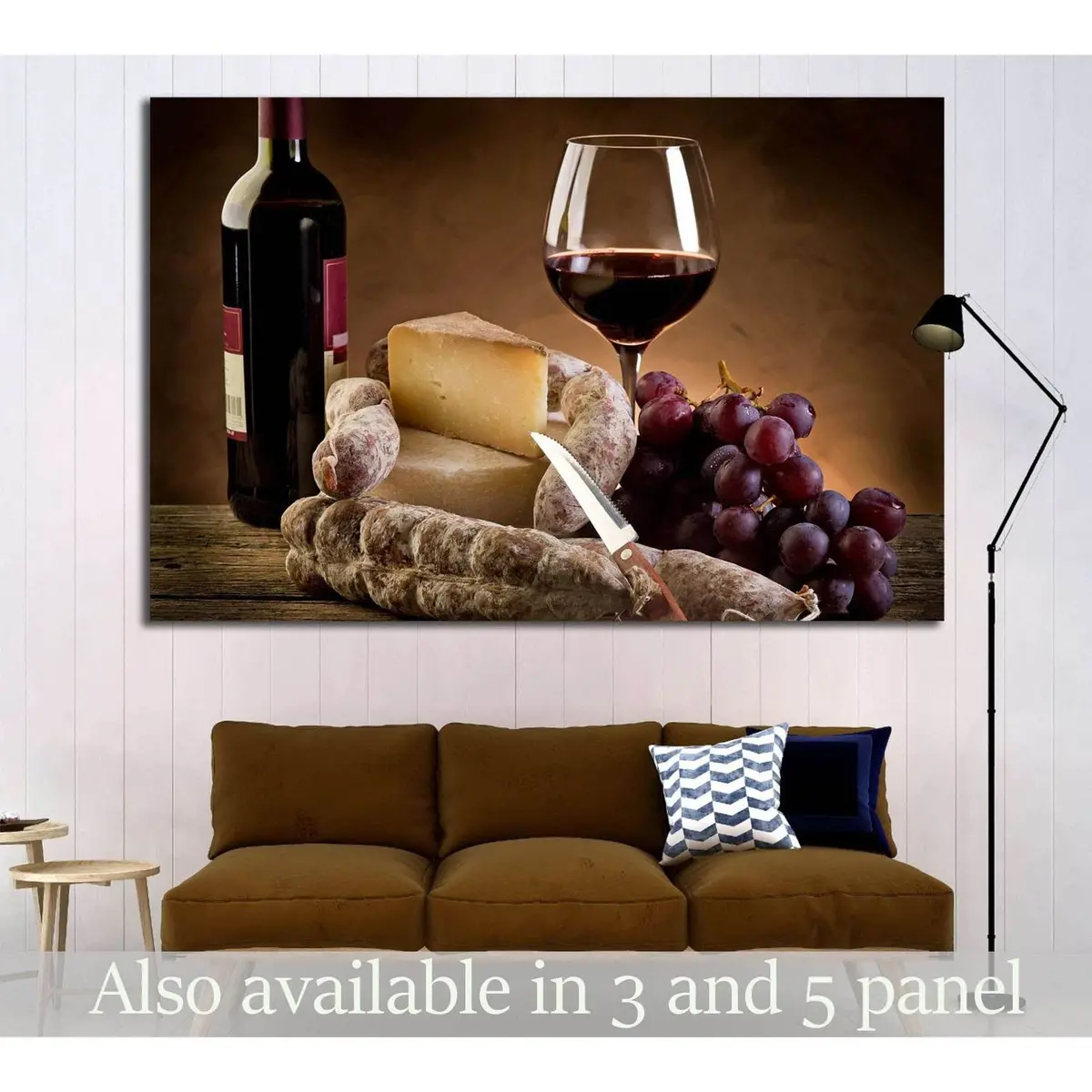 Wine №3441 Ready To Hang Canvas Print 1