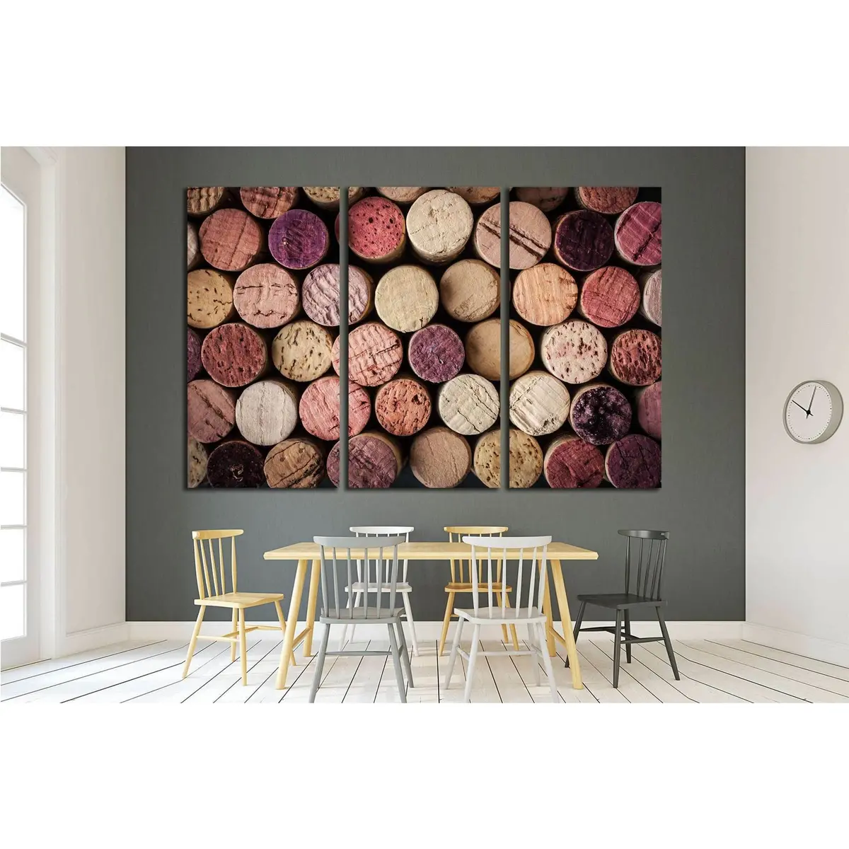 Wine Corks Background Horizontal №1918 Ready To Hang Canvas Print 5