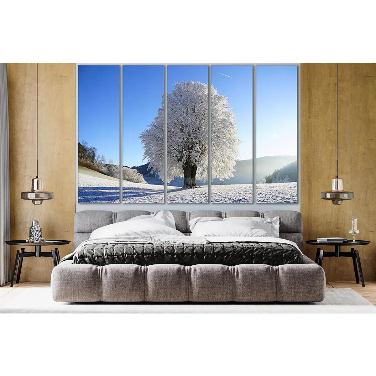 Winter Tree SL816 Premium Ready-to-Hang Canvas Wall Art