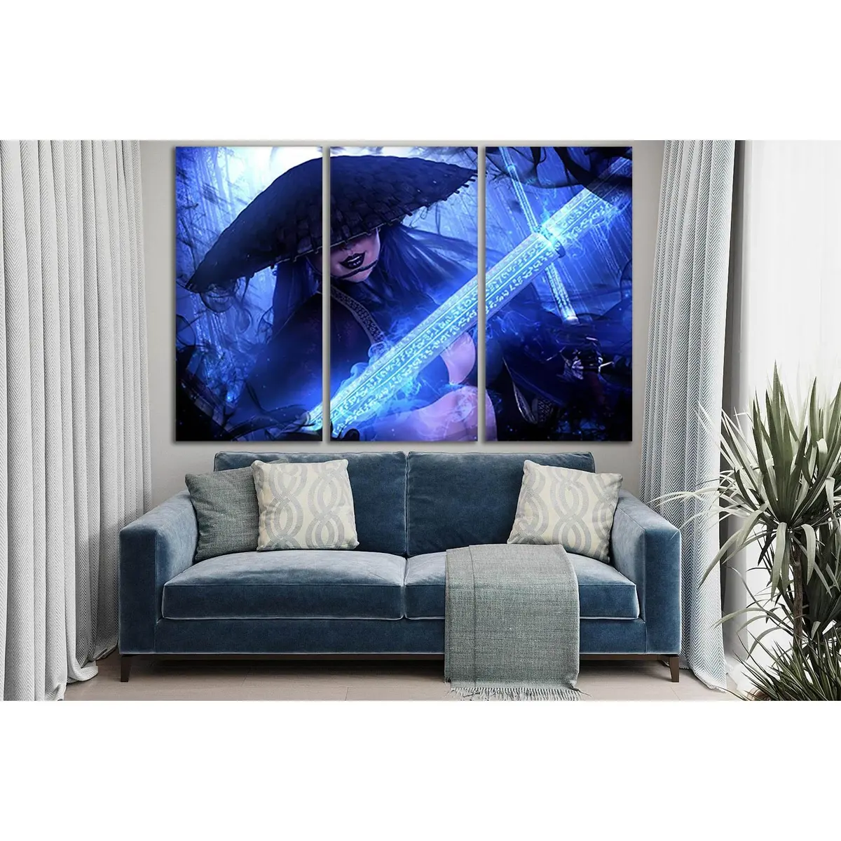Woman With Magic Sword №Sl1244 Ready To Hang Canvas Print 5