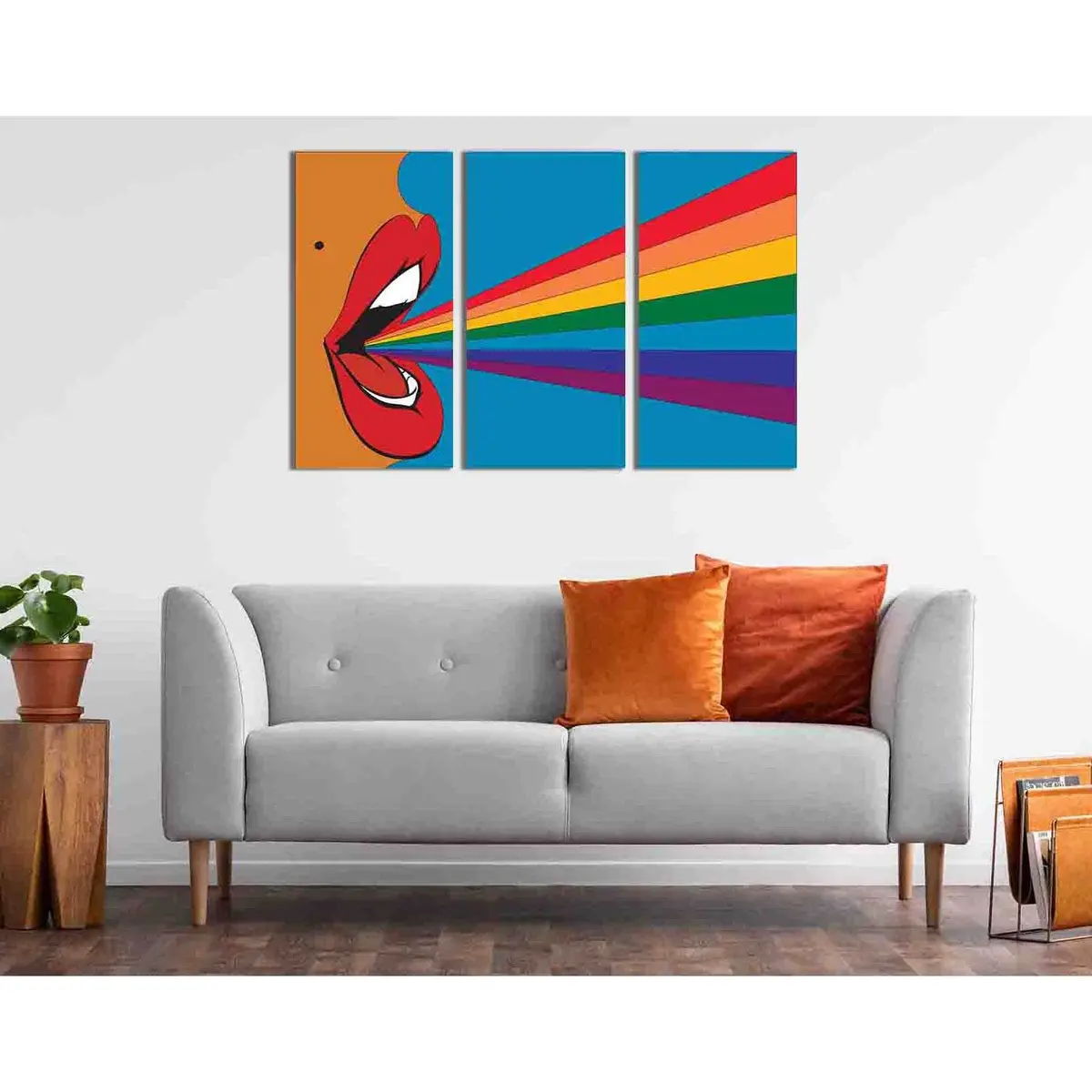 Women Mouth №2128 Ready To Hang Canvas Print 5