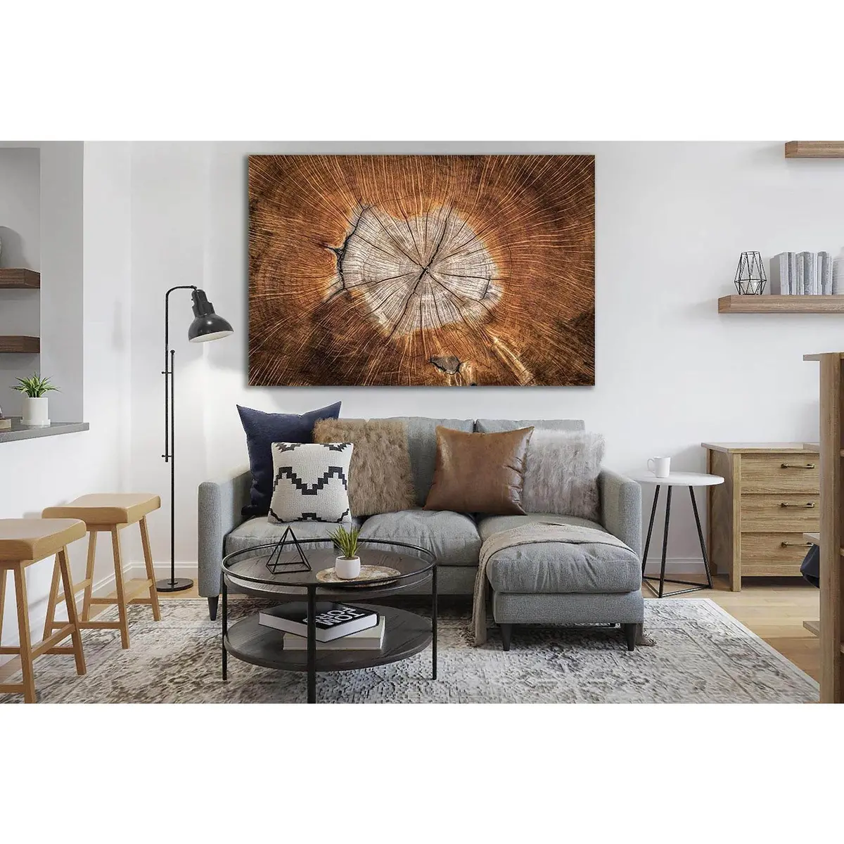 Wood Texture №Sl496 Ready To Hang Canvas Print 2