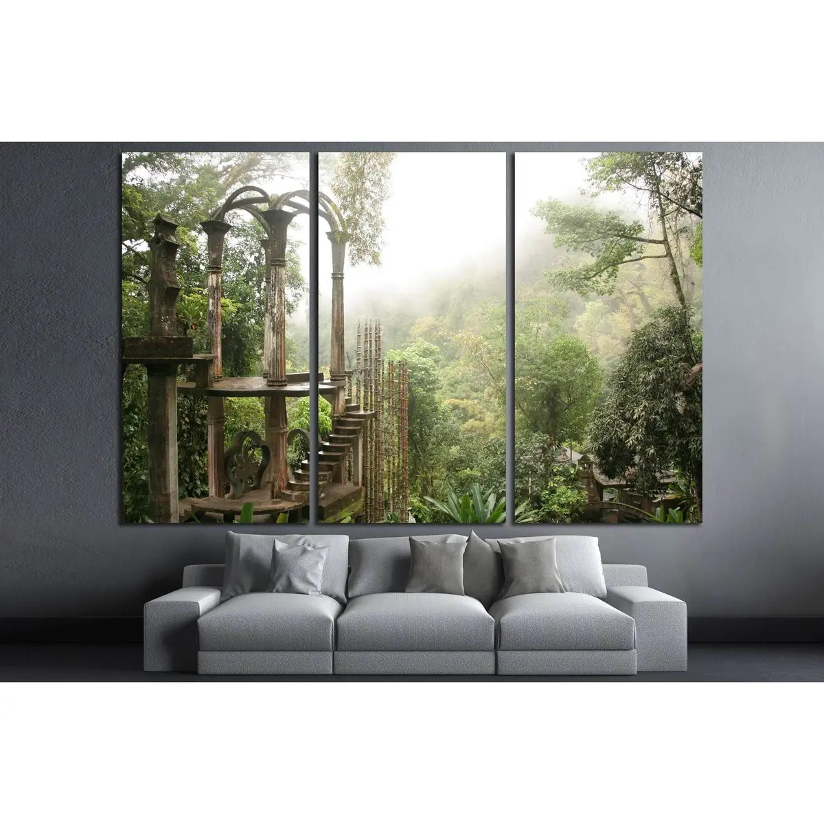 Xilitla Mexico By Edward James №3191 Ready To Hang Canvas Print 5