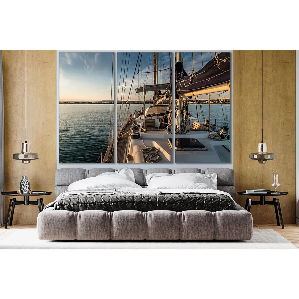 Yacht In The Sea №Sl786 Ready To Hang Canvas Print 5