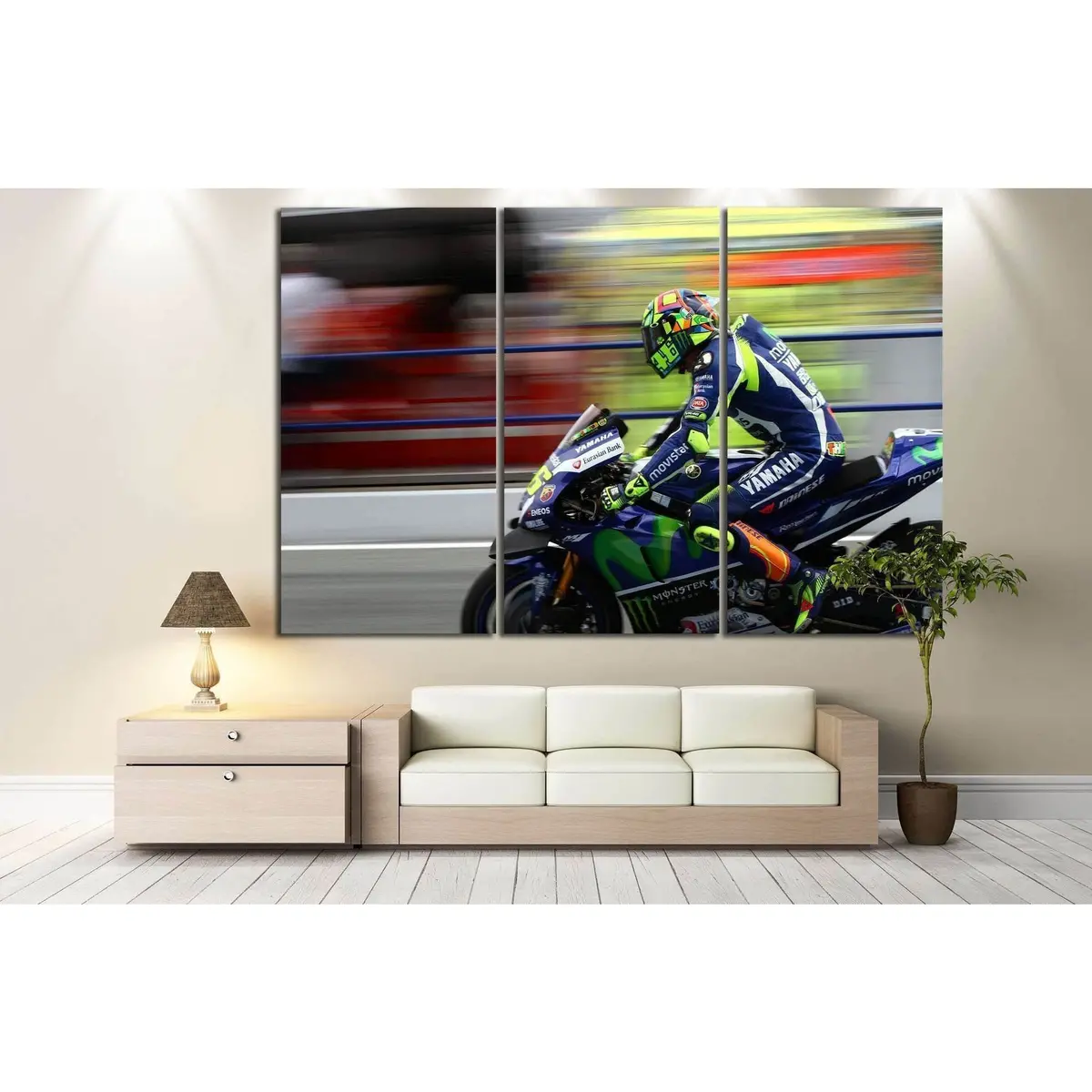 Yamaha Yzr-M1 №158 Ready To Hang Canvas Print 5