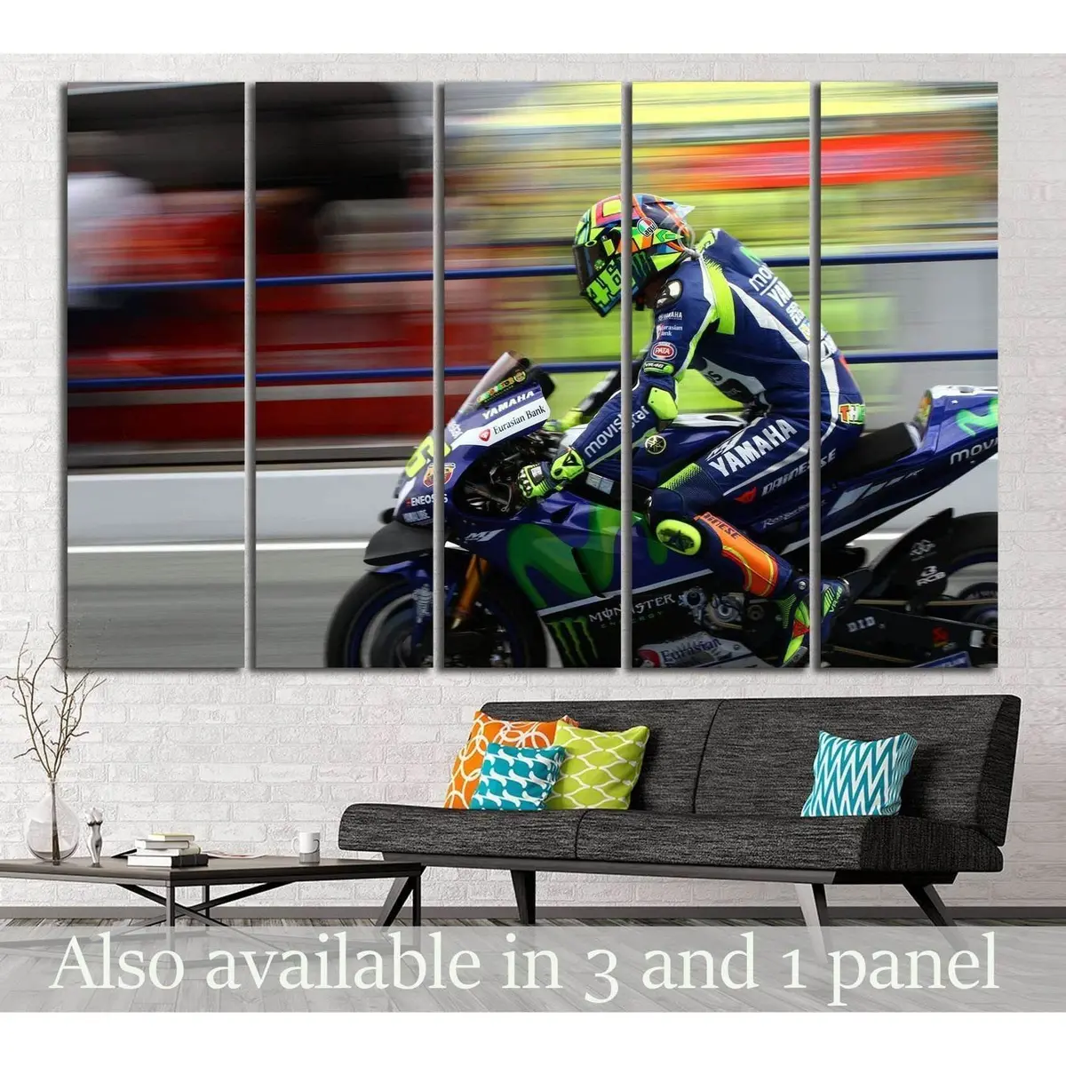 Yamaha YZR-M1 #158 Racing Canvas Wall Art – Ready to Hang