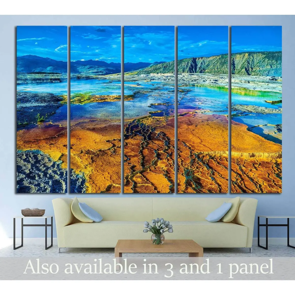Yellowstone National Park #899 Premium Ready-to-Hang Canvas Art