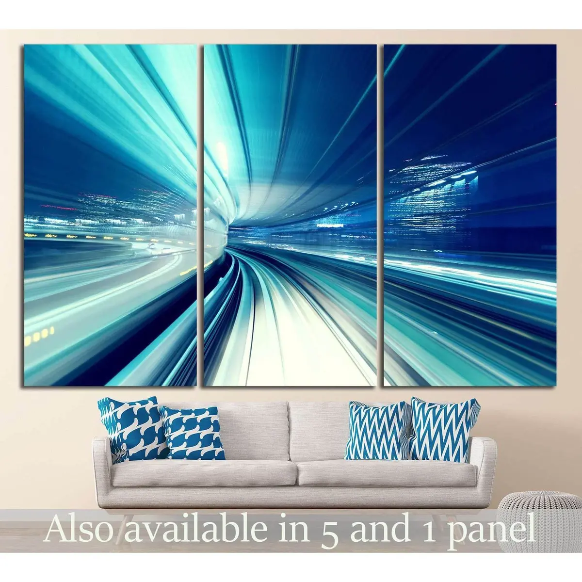 Yurikamome At Night №1044 Ready To Hang Canvas Print 5