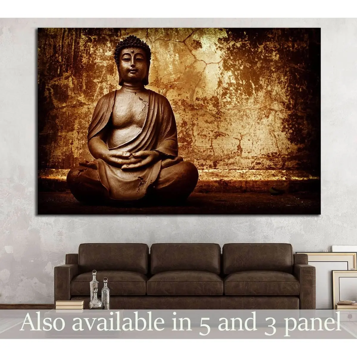Zen Buddhism №706 Ready To Hang Canvas Print 1