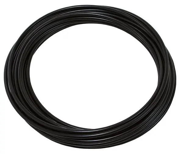 Af200-0 Ptfe-Lined Stainless Braided -3An Hose (Black) 1