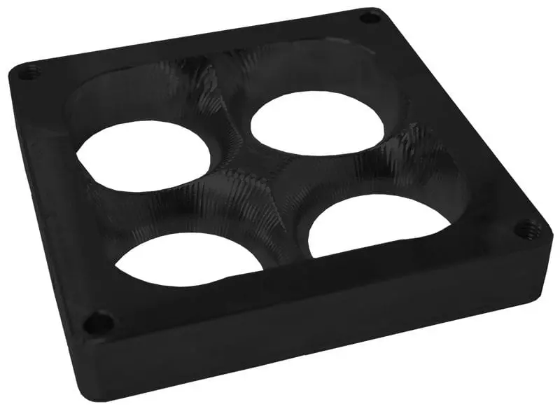 1" Tapered High-Velocity Carb Spacer – Black Anodized Af64-2045Blk 1