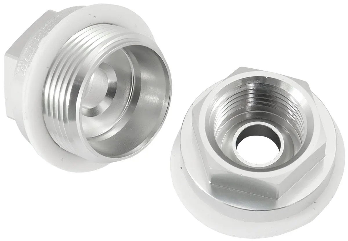 Holley Carburetor Adapter: Male 7/8"-20 To Female 5/8"-18 1