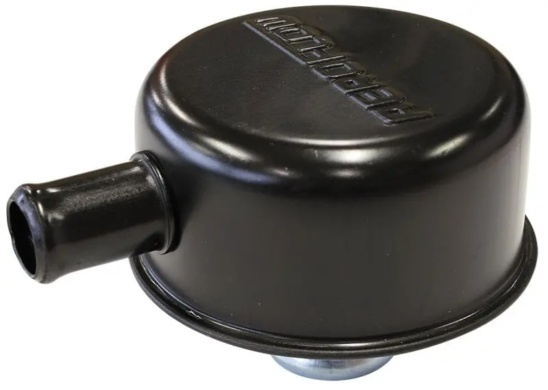 Airaid Black Anodized Valve Cover Breather – High-Capacity Crankcase Ventilation With Stylish Finish 1