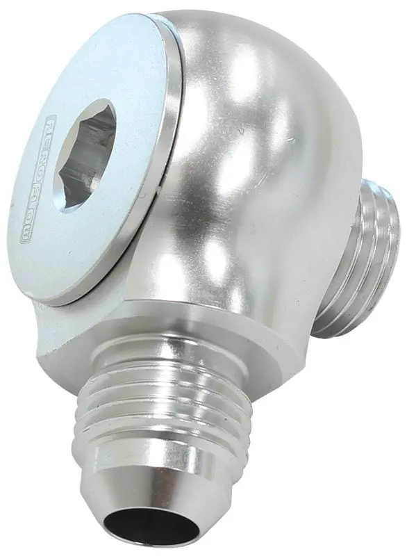Af909-08-10S 90° Low-Profile -10 Orb To -8 An Male Adapter Fitting 1