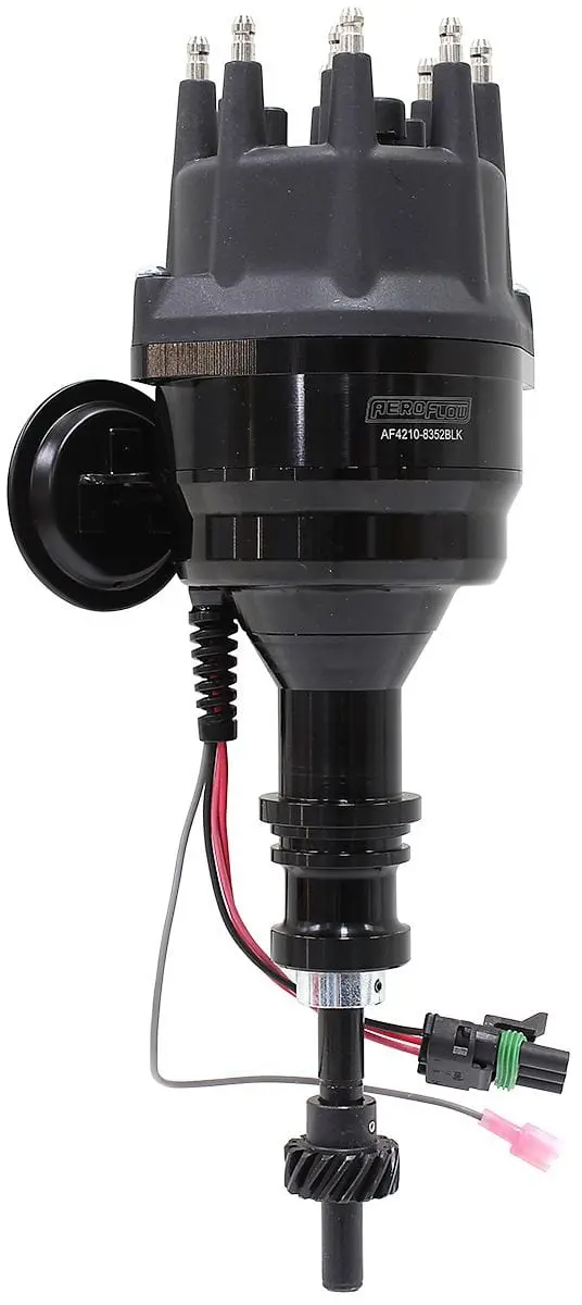Xpro Ford Windsor Distributor – Ready-To-Run, Black Anodized Housing With Black Cap (Variant A) 1