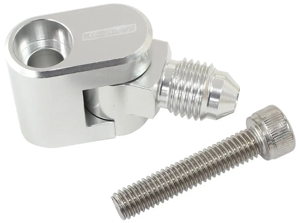 Single-Swivel Silver Water Cross-Over Adapter – Lightweight Aluminum, Af64-2187 1