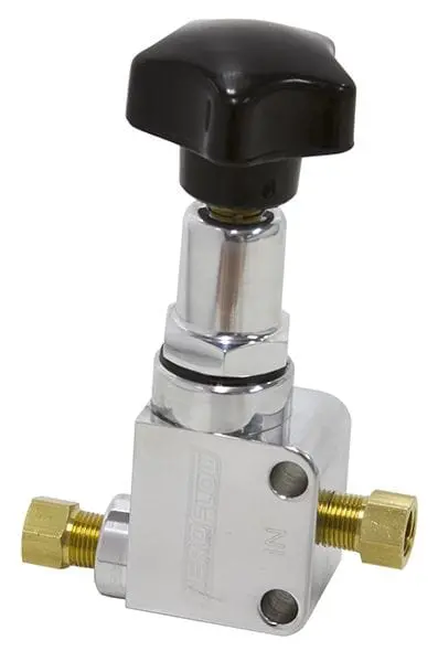 Polished Brake Proportioning Valve – Adjustable Rear Brake Bias 1