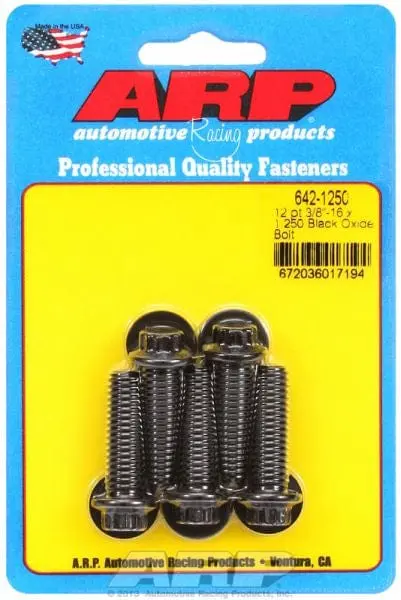 12-Point Black Oxide Bolt Kit (5-Pack) – Ar642-1250 1