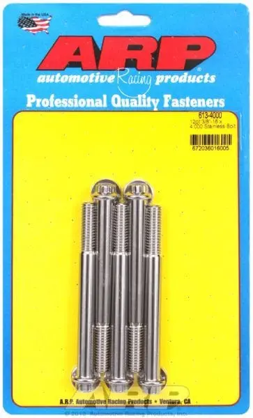 Stainless Steel 12-Point Bolt Pack – 5-Piece Ar613-4000 1