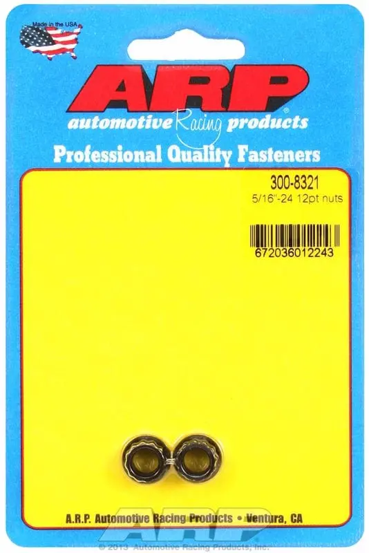 Chrome-Moly 12-Point Lock Nut – Black Oxide Finish, Ar300-8321 1