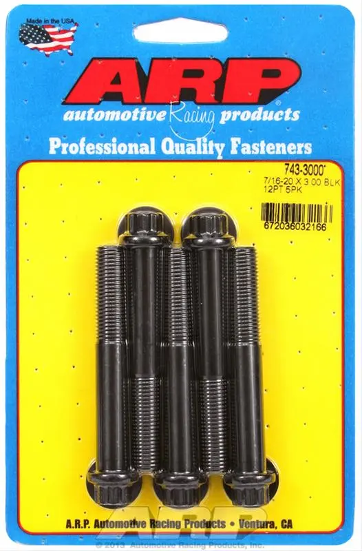 Arp 743-3000 Chromoly Fasteners – High-Strength Engine Bolts 1