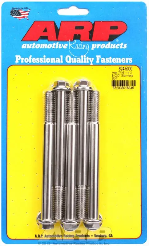 Arp 624-5000 Stainless Steel Fasteners For Corrosion-Resistant Engine Builds 1