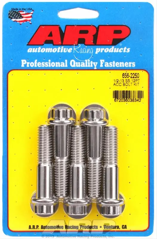 Arp 656-2250 Stainless Steel High-Strength Engine Bolts 1