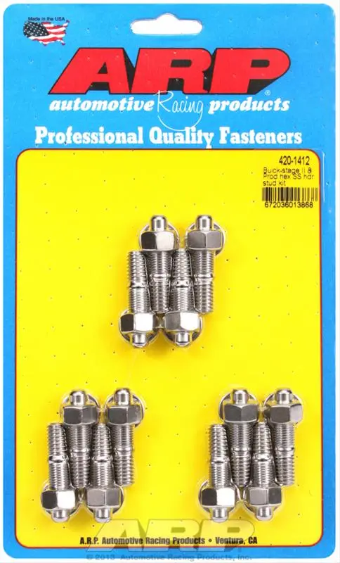 Arp Stainless Steel Header Stud Kit – Precision Engineered 1