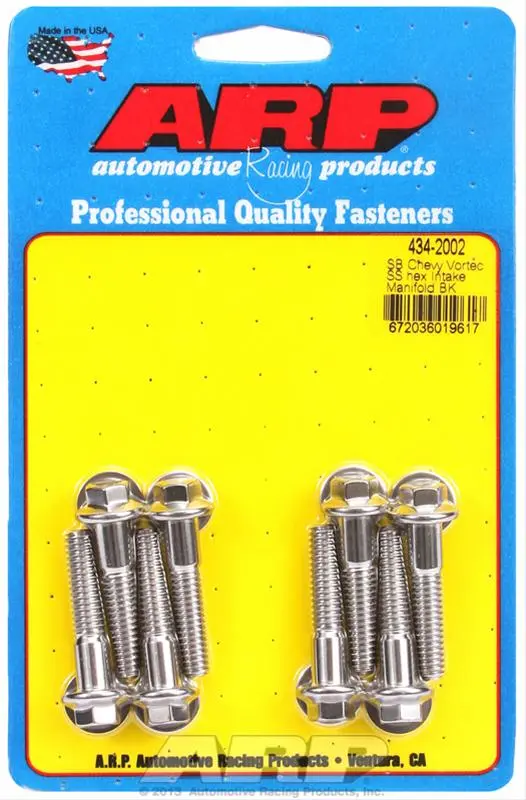 Arp 434-2002 Stainless Intake Manifold Bolt Kit 1
