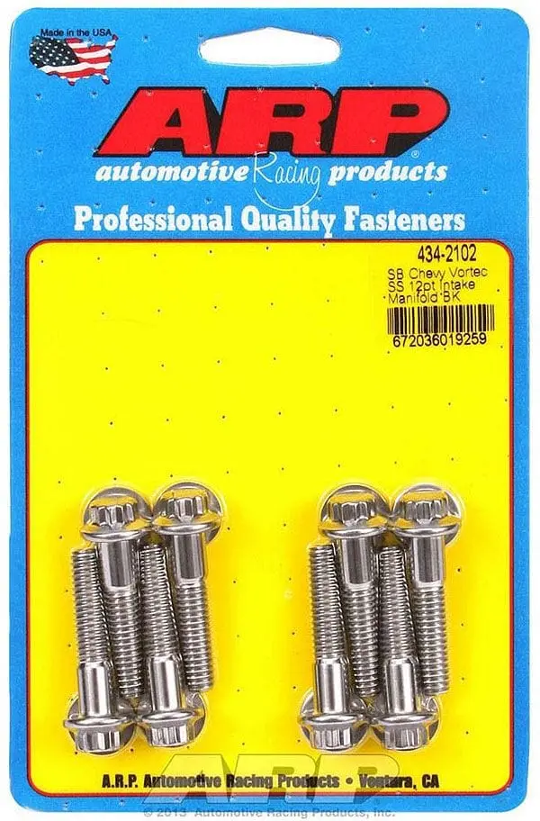 12-Point Stainless Steel Intake Manifold Bolt Kit – Ar430-2102 1