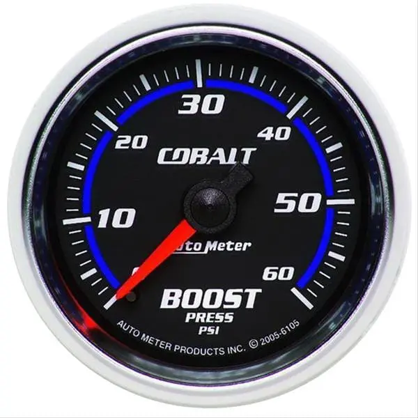 Autometer Cobalt Series Analog Gauge – 6105 Mechanical Oil Pressure 1