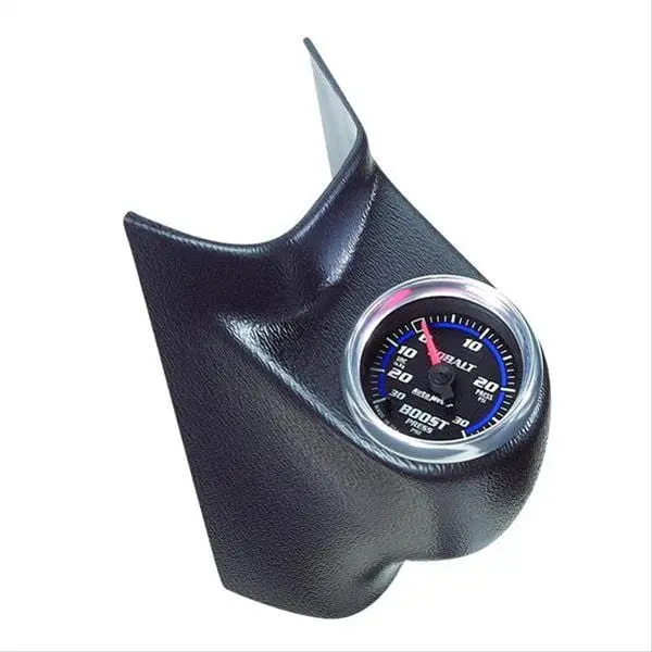 Autometer 20191 Pillar Mount Gauge Pod – Single-Gauge, Black Abs Housing, Universal Fit 2