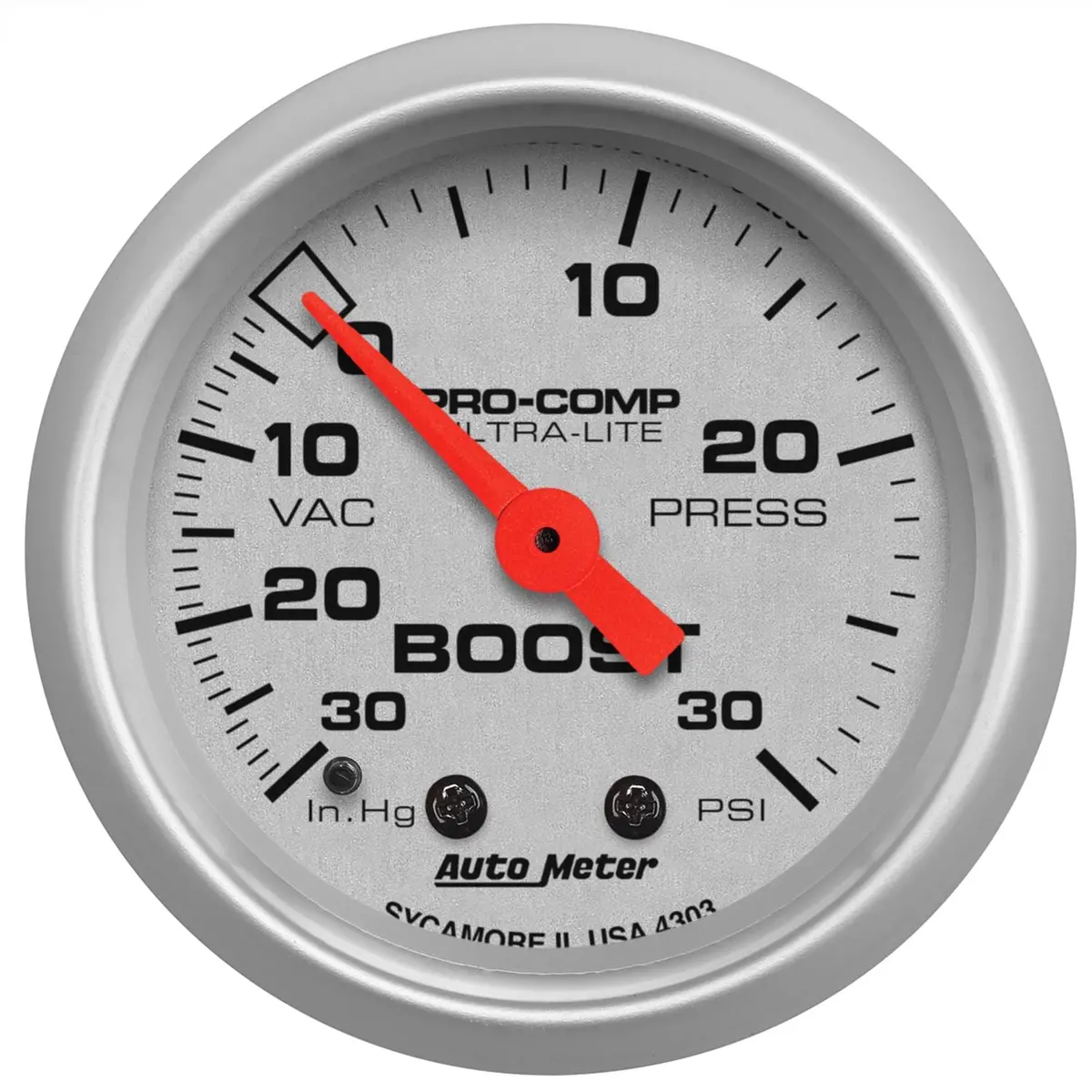 Autometer 4303 Ultra-Lite Analog Gauge – 2-1/16" Diameter 1