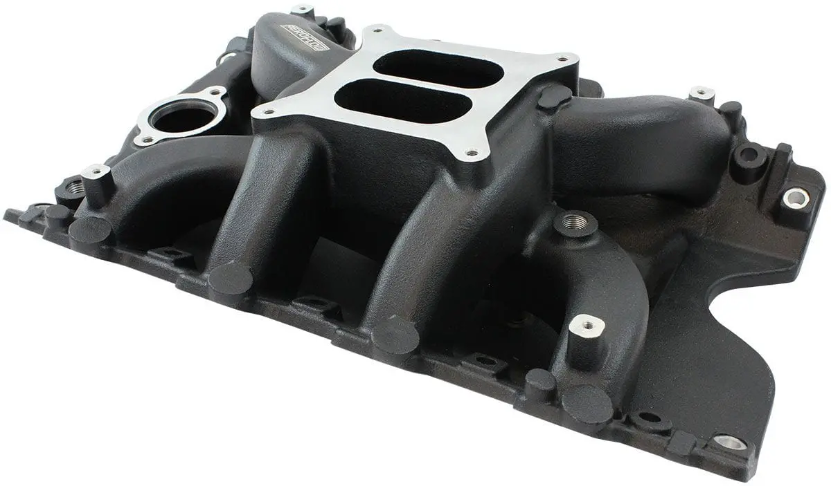 Holden 304 Air Gap Dual-Plane Intake Manifold – Matte Black Finish 2