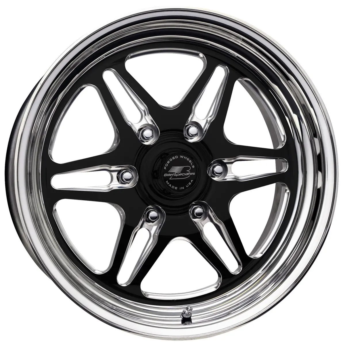 Billet Specialties Amcb46890 Lonestar Black Satin Amc46 Custom Wheels 1