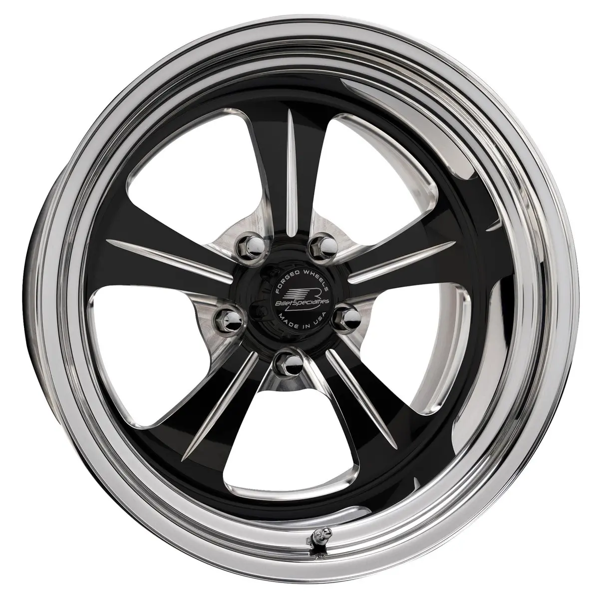 Billet Specialties Amc70 Fineline Wheel – Satin Black Custom-Machined Rim For Classic And Muscle Cars 1