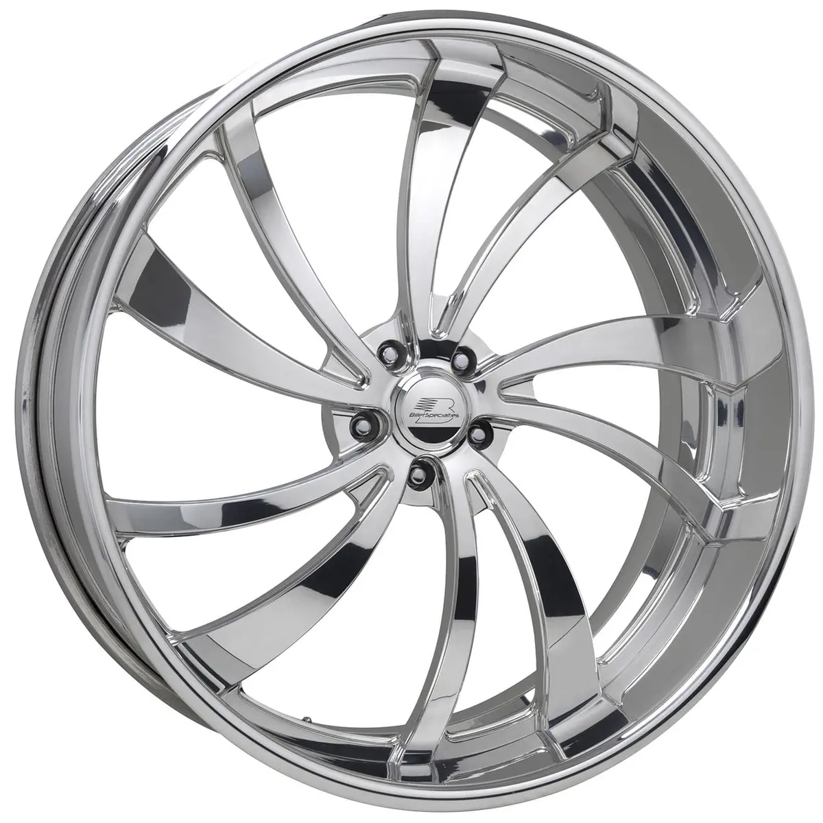 Billet Specialties Blvd Series 84 Custom Wheels – Polished Aluminum, 20X10 Inch, 5X120Mm (Dt84205) 1