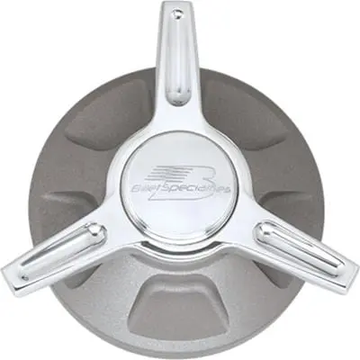 Billet Specialties Chrome Wheel Center Caps – 52325G Style 1
