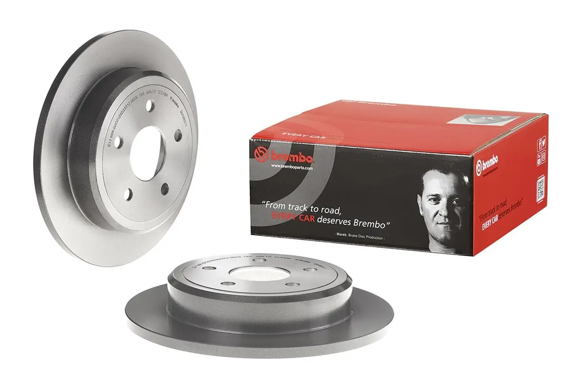 Brembo Uv-Coated Premium Brake Rotors For Corrosion Resistance And Stopping Power 1
