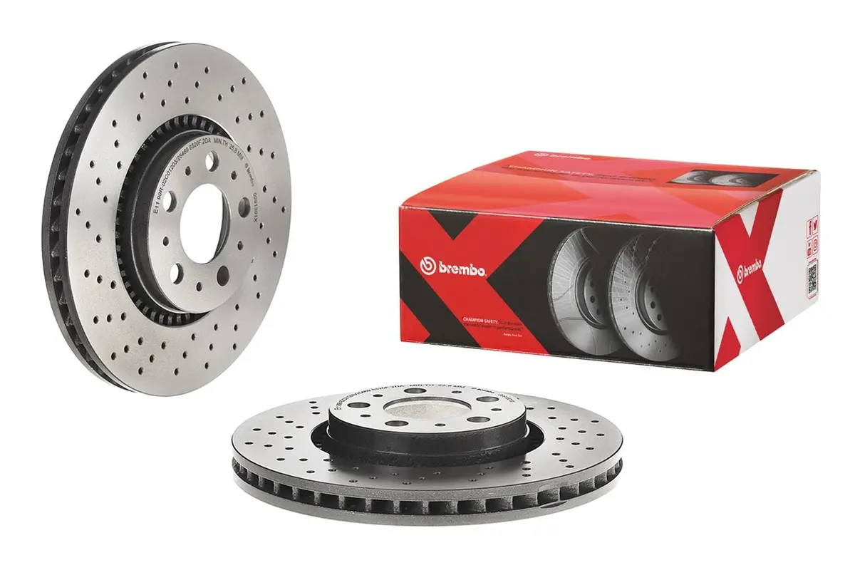 Brembo 09.9130.1X Uv-Coated Brake Rotor – High-Temp Resistant Surface Finish 1