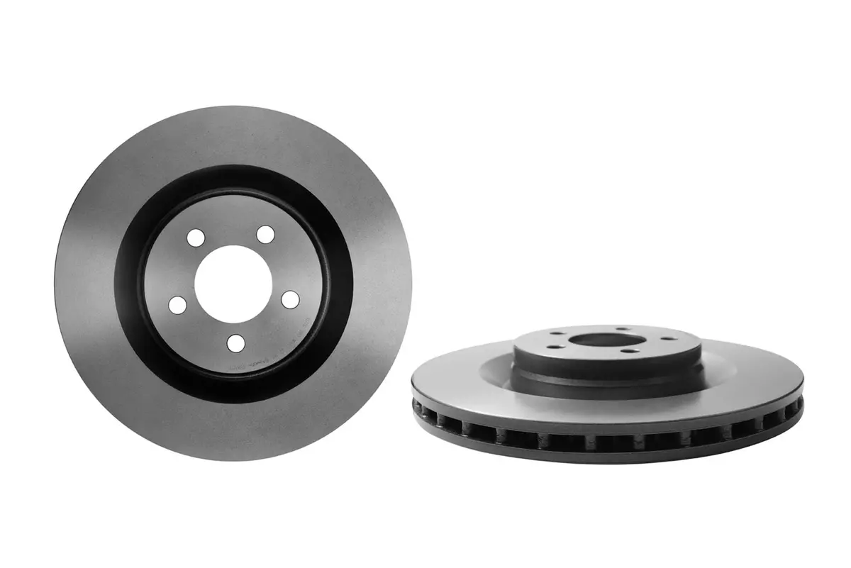 Brembo Uv-Coated Premium Brake Rotors – High-Performance Slotted Design (09N28721) 1