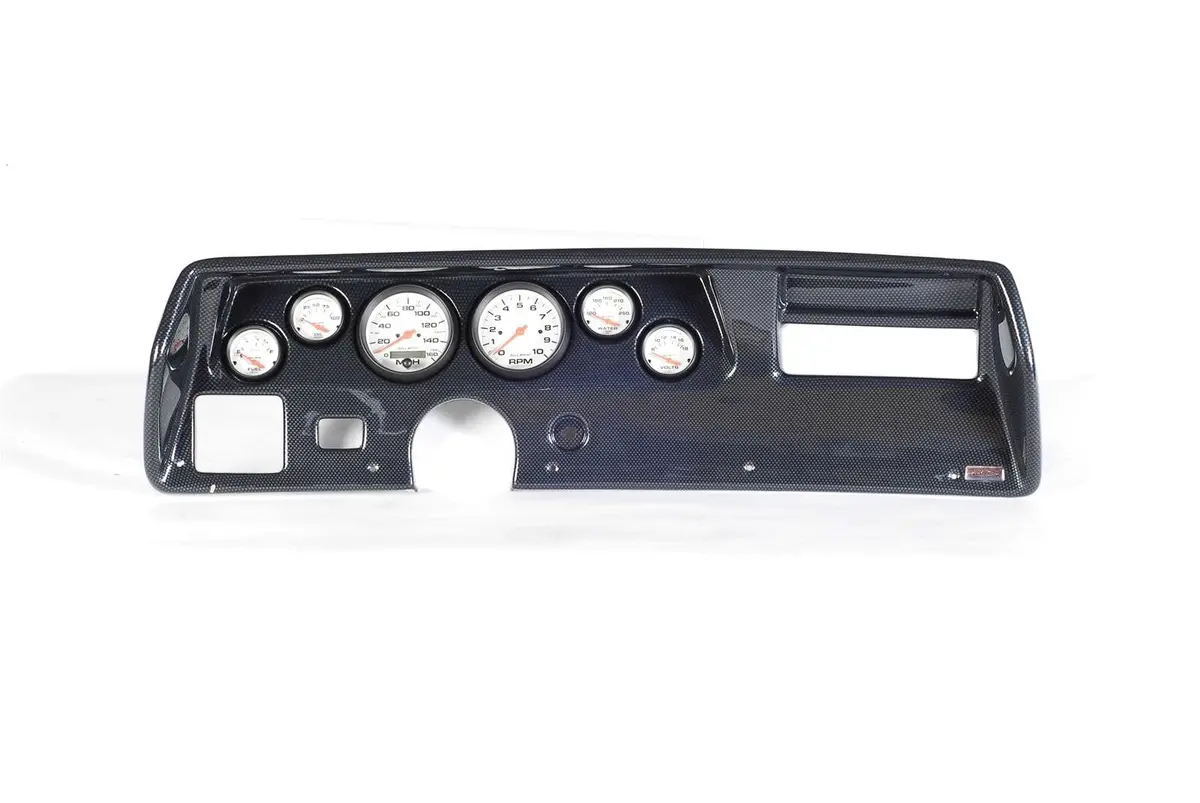 Classic Thunder Road Dash Panel With Autometer Gauges – 104700413 1
